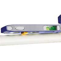250 Series Heavy-Duty Torpedo Level, 9" L, Aluminum, 4 Vials, Magnetic O-Max