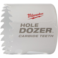 Hole Dozer Saw with Carbide Teeth, 2", 1-63/100" Depth of Cut, Carbide O-Max