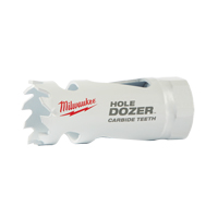 Hole Dozer with Carbide Teeth, 1", 1-3/5" Depth of Cut, Carbide O-Max