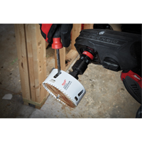 Carbide Hole Saw, 4", 1-31/50" Depth of Cut, Carbide O-Max