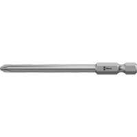 Screwdriver Power Bit, Phillips, PH 2 Tip, 1/4" Drive Size, 6" Length O-Max