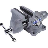 Tradesman Vise, 6-1/2" Jaw Width, 4-1/4" Throat Depth O-Max
