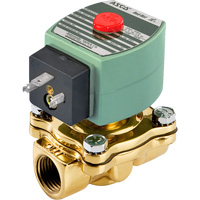Robinet &eacute;lectromagn&eacute;tique, Tuyau de 1/2", 150 psi O-Max