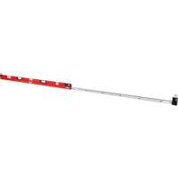 Niveau extensible RedStick, Poutre en I, 12' lo, Aluminium, 3, Magn&eacute;tique O-Max