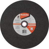 Abrasive Cut-Off Wheel, 14" x 3/32", 1" Arbor, Type 1, Aluminum Oxide, 4400 RPM O-Max