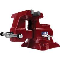 Utility HD Bench Vise, 6-1/2" Jaw Width, 4-1/4" Throat Depth O-Max