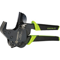 Quick-Release Ratcheting PVC Cutter, 1-5/8" Capacity O-Max
