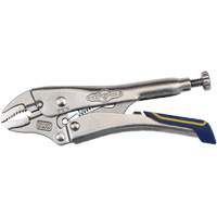 Fast Release Locking Pliers with Wire Cutter, 5" Length, Curved Jaw O-Max