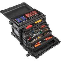 Gen 2 Mobile Tool Chest, 24" W, 6 Drawers, Black O-Max