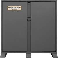Jobsite Storage Shelving Cabinet, Steel, 47.5 Cubic Feet, Grey O-Max