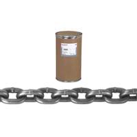 System 8 Cam-Alloy Chain, Alloy Steel, 1-1/4" x 60' (18.3 m) L, Grade 80, 72300 lbs. (36.15 tons) Load Capacity O-Max