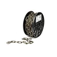 Decorator Chain, Carbon Steel, #10 x 40' (12.2 m) L, 35 lbs. (0.0175 tons) Load Capacity O-Max