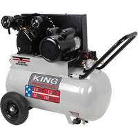 Air Compressor, Electric, 20 Gal. (24 US Gal), 150 PSI, 120/1/240/1 V O-Max