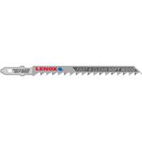 Clean Cutting Wood Jigsaw Blade, Bi-Metal, T-Shank, 4" L, 6 TPI O-Max