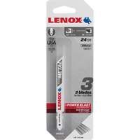 Metal Cutting Jigsaw Blade, Bi-Metal, T-Shank, 3-5/8" L, 6 TPI O-Max