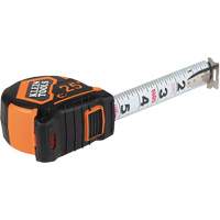 Magnetic Double-Hook Tape Measure, 25', Imperial Graduations O-Max