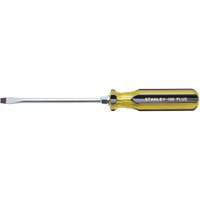 100 PLUS&reg; Standard Slotted Tip Screwdriver, 5/16" Tip, Round, 11" L, Plastic Handle O-Max