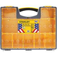 Organisateur profond pour professionnel, 17-1/2" la x 4-1/2" p x 14" h, Noir/Jaune O-Max