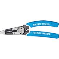 Klein-Kurve&reg; Heavy-Duty Wire Stripper, Cutter & Crimper Multi-Tool, 8-1/4" L, 8 - 20 AWG O-Max