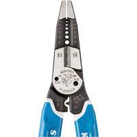 Klein-Kurve&reg; Heavy-Duty Wire Stripper, Cutter & Crimper Multi-Tool, 8-1/4" L, 8 - 20 AWG O-Max