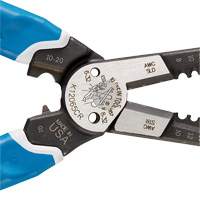 Klein-Kurve&reg; Heavy-Duty Wire Stripper, Cutter & Crimper Multi-Tool, 8-1/4" L, 8 - 20 AWG O-Max