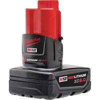 Bloc-piles M12 Redlithium XC 6.0, Lithium-ion, 12 V, 6 Ah O-Max