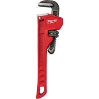 Cl&eacute; &agrave; tuyau, Cap des m&acirc;choires 1", Longueur 8", Fini Rev&ecirc;tement en poudre O-Max