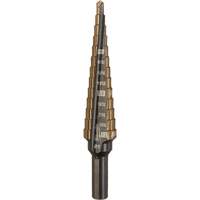 Foret &eacute;tag&eacute;, 1/8"/#1 - #1/1/2", Incr&eacute;ments de 1/32", Acier rapide au cobalt O-Max
