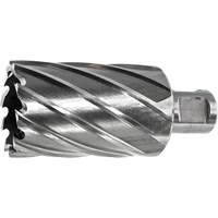 Fraise annulaire DRILLCO, Diam&egrave;tre de 7/16", Acier rapide, Profondeur de la coupe de 1", Tige 3/4" O-Max