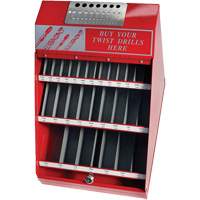 Ensemble de pr&eacute;sentoir pour forets fractionnaires DRILLCO, 540 morcea O-Max