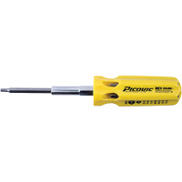 Tournevis multi-embouts SAE Hex-Calibre, Prise Plastique O-Max