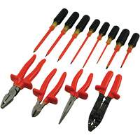 Jeu de pinces et tournevis isol&eacute;s, 1000 V, 12 Mcx O-Max