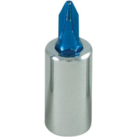 Douille tournevis &agrave; embout bleu, Phillips, #1, Prise 1/4" O-Max