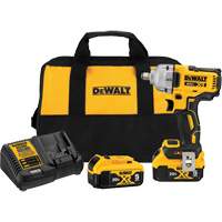 Max* Tool Connect Brushless Mid-Range Impact Wrench with Detent Pin Anvil Kit, 20 V, 1/2" Socket O-Max