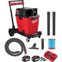 M18 Fuel Cordless Dual-Battery Wet/Dry Vacuum, 18 V, 12 gal. Capacity O-Max