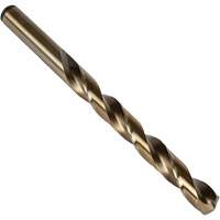 Jobber Drill Bit, Cobalt, 13/32", 5-1/4" L, 3-7/8" Flute, 135° Point Angle O-Max