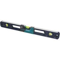 High-Accuracy Level, Box, 2' L, Aluminum, 3, Non-Magnetic O-Max