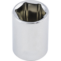 Regular Chrome Socket, 1/2", 3/8" Drive, 6 Points O-Max
