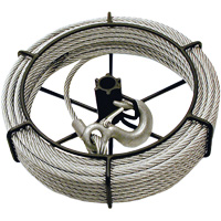 JGP-300A 3 Ton 66' Cable Assembly for Jet Wire Grip Pullers O-Max