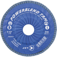 Disque &agrave; feuillets PowerBlend ajustable, 5" x 7/8", Type 29, Grain Z40, Alumine de zirconium O-Max