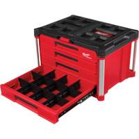 PackOut™ 4-Drawer Tool Box, 22-1/5" W x 14-3/10" H, Red UAW031 | O-Max