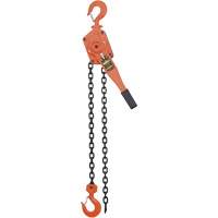 VLP Series Chain Hoists, 5' Lift, 6000 lbs. (3 tons) Capacity, Steel Chain O-Max