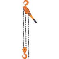 KLP Series Lever Chain Hoists, 5' Lift, 12000 lbs. (6 tons) Capacity, Steel Chain UAW096 | O-Max