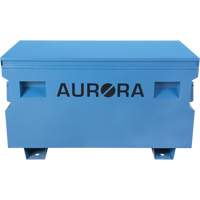 Jobsite Tool Box, 48" x 24" x 27-3/5", Steel, Blue O-Max