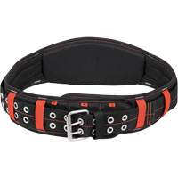 Ceinture coussin&eacute;e de 5", Noir/Rouge O-Max