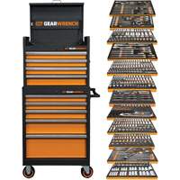 Rangement & jeu d'outils pour m&eacute;canicien, 791 morceaux O-Max