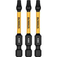 3-Piece FLEXTORQ&reg; Impact Screwdriving Bits, Torx, T-20, 1/4" Drive O-Max