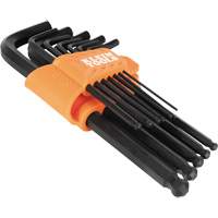 L-Style Ball-End Hex Key Wrench Set, 12 Pcs., Imperial O-Max