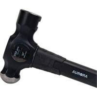 Marteau &agrave; panne ronde, Poids de la t&ecirc;te 40 oz, Face Ordinaire, Prise Fibre de verre O-Max