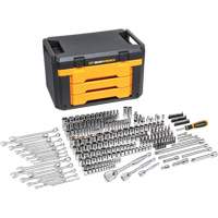6-Point Mechanics Tool Set in 3 Drawer Storage Box O-Max